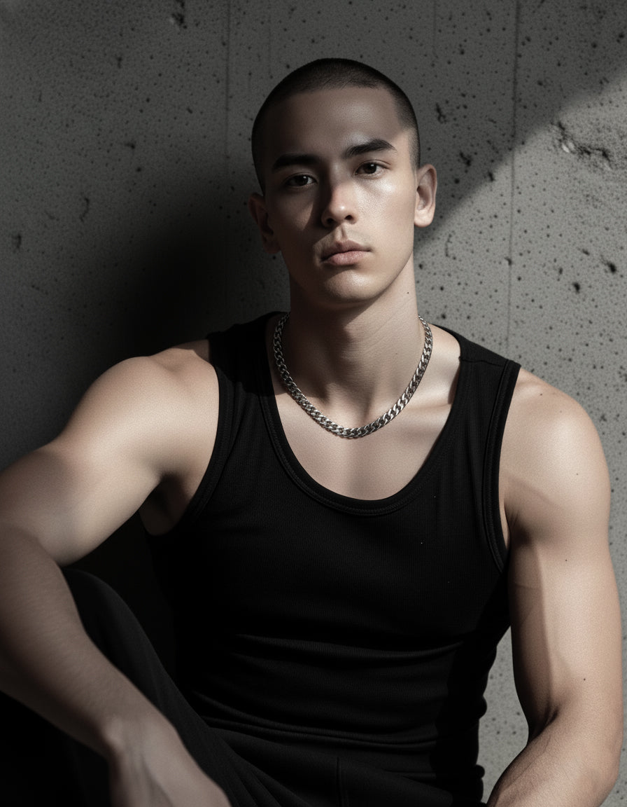 Cuban Link Chain Necklace Stainless steel RTB-N4 - MEKERA STUDIOS