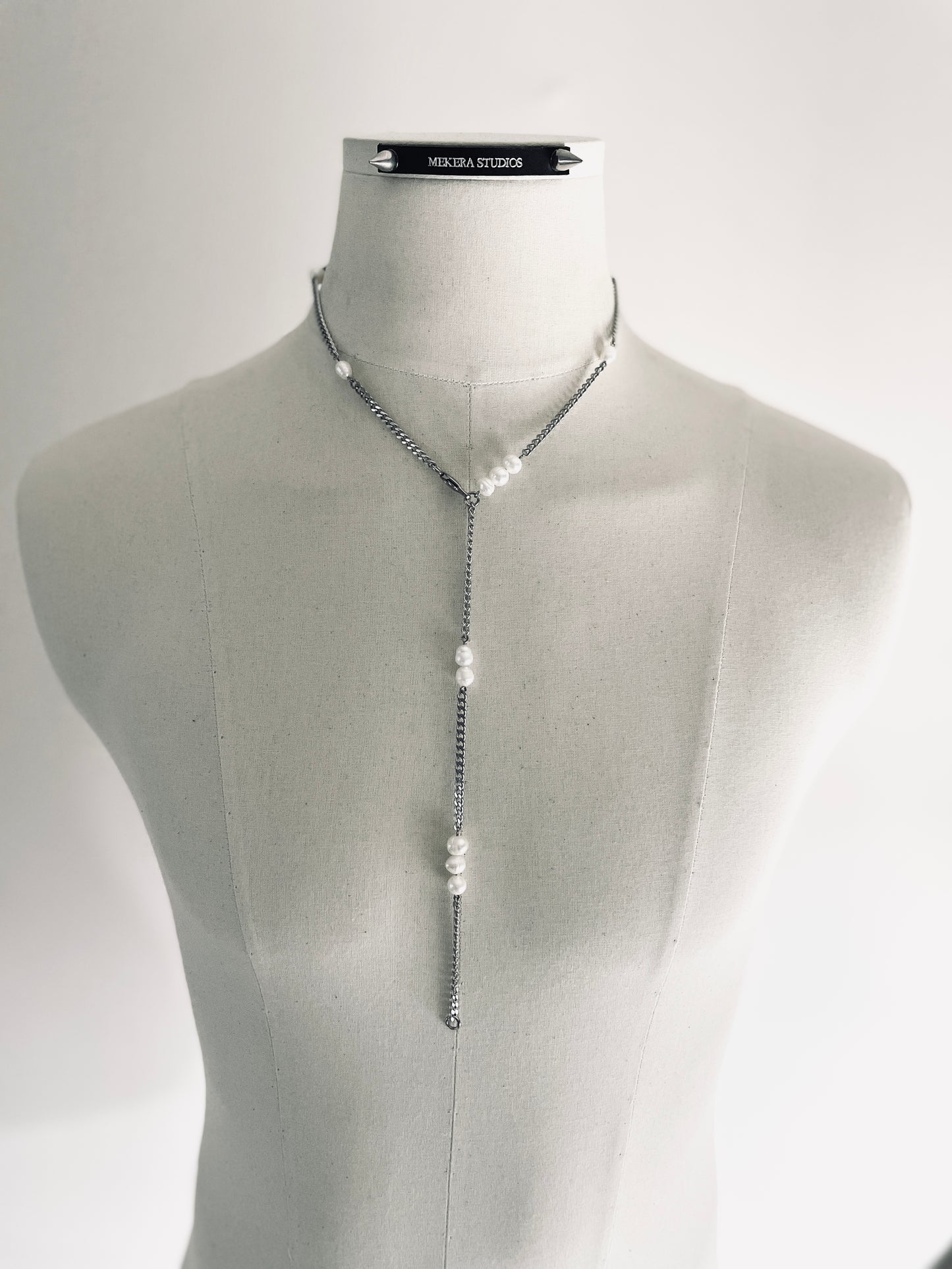 Artistic necklace F-14 Pearl Choker Collection-[F] limited edition by artisans ー MEKERA STUDIOS