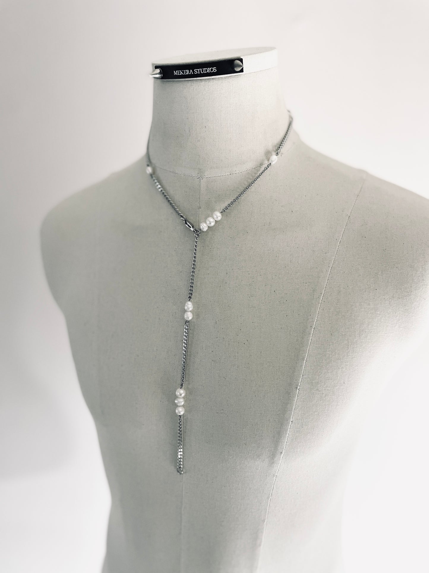 Artistic necklace F-14 Pearl Choker Collection-[F] limited edition by artisans ー MEKERA STUDIOS