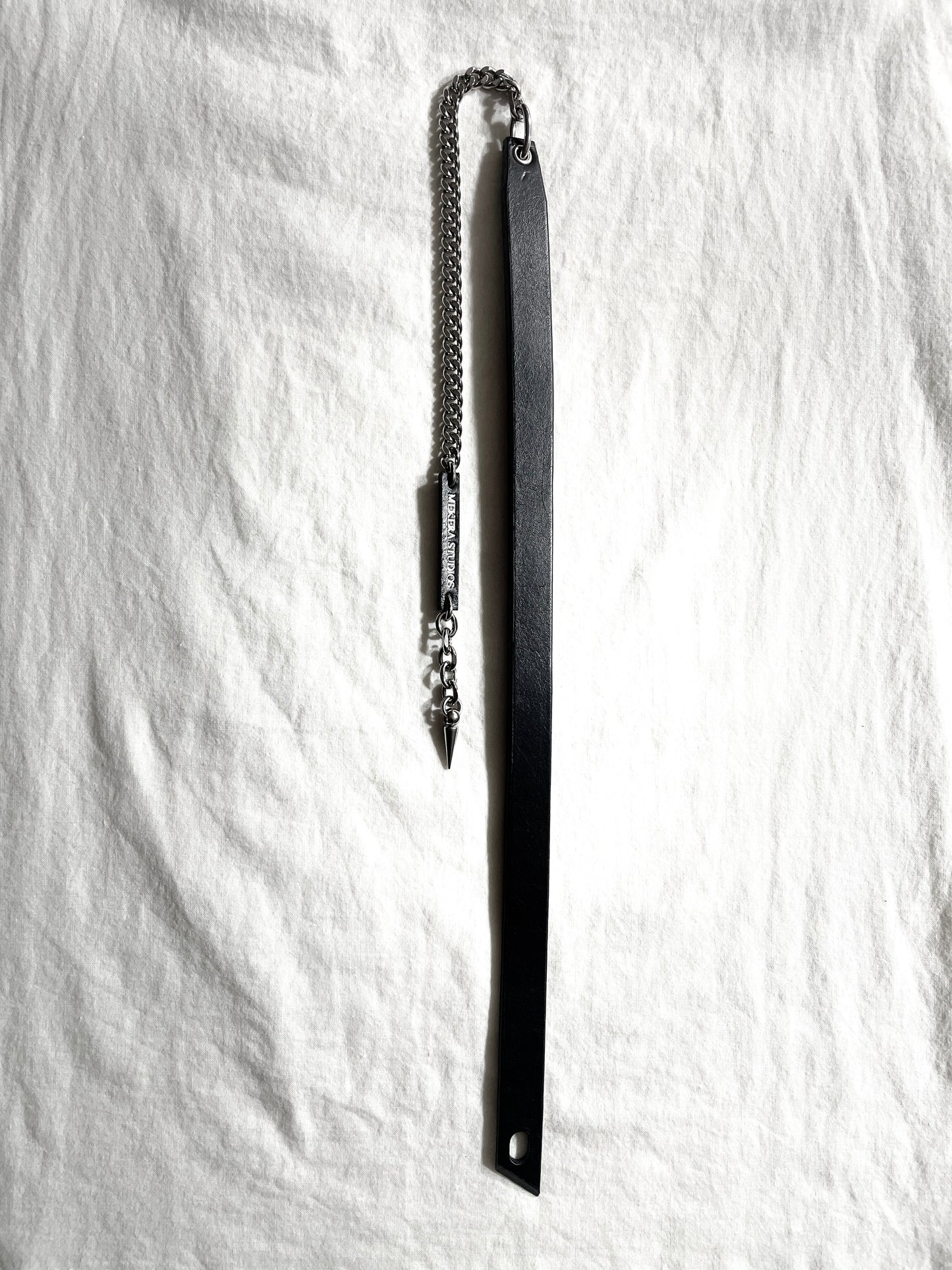 Handcrafted Italian Leather Choker M-1 Limited Edition Handcrafted - MEKERA STUDIOS