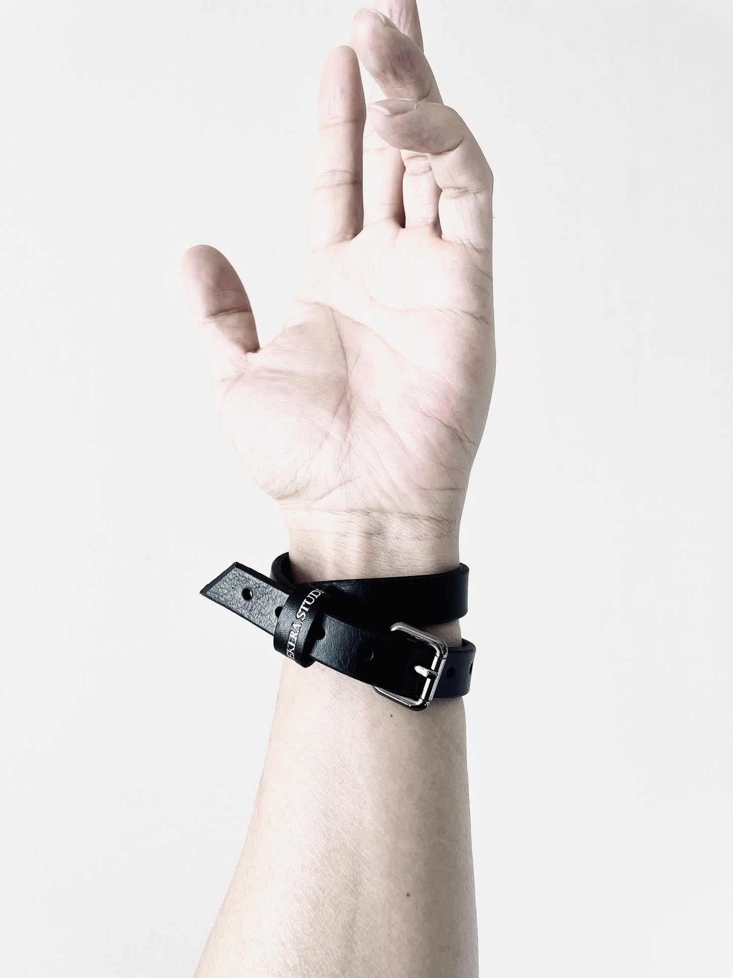 Handcrafted Italian Leather Choker M-3 Limited Edition Handcrafted - MEKERA STUDIOS