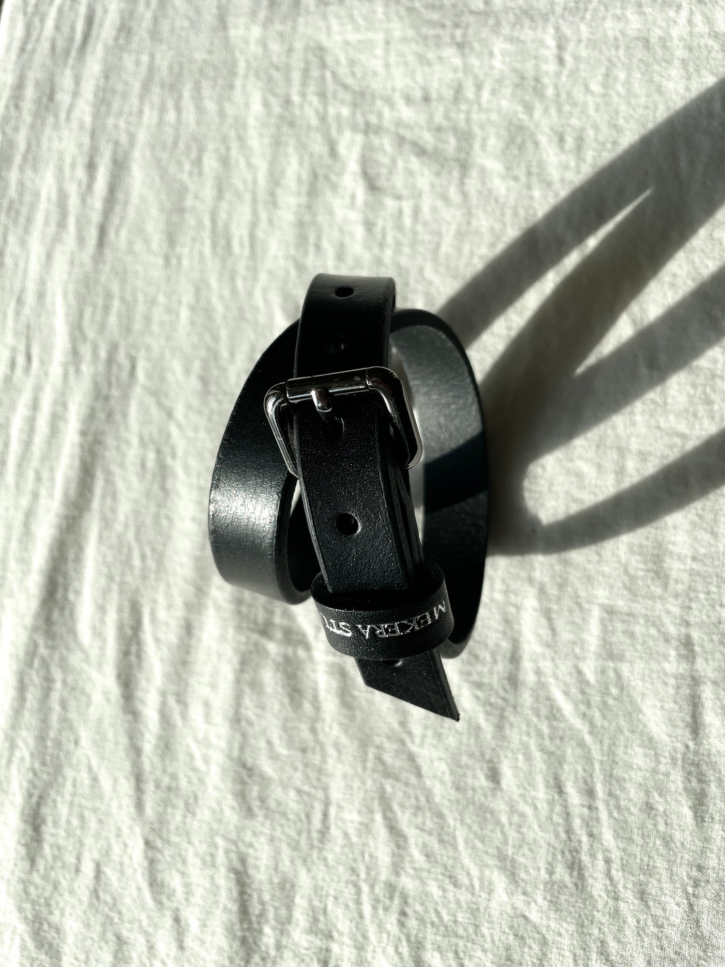 Handcrafted Italian Leather Choker M-3 Limited Edition Handcrafted - MEKERA STUDIOS