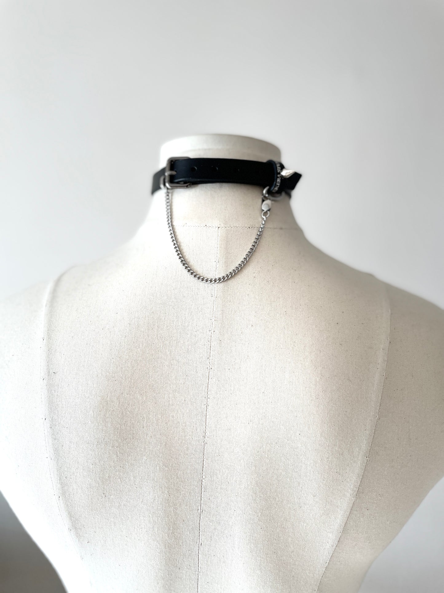 Handcrafted Italian Leather Choker M-4 Limited Edition Handcrafted - MEKERA STUDIOS