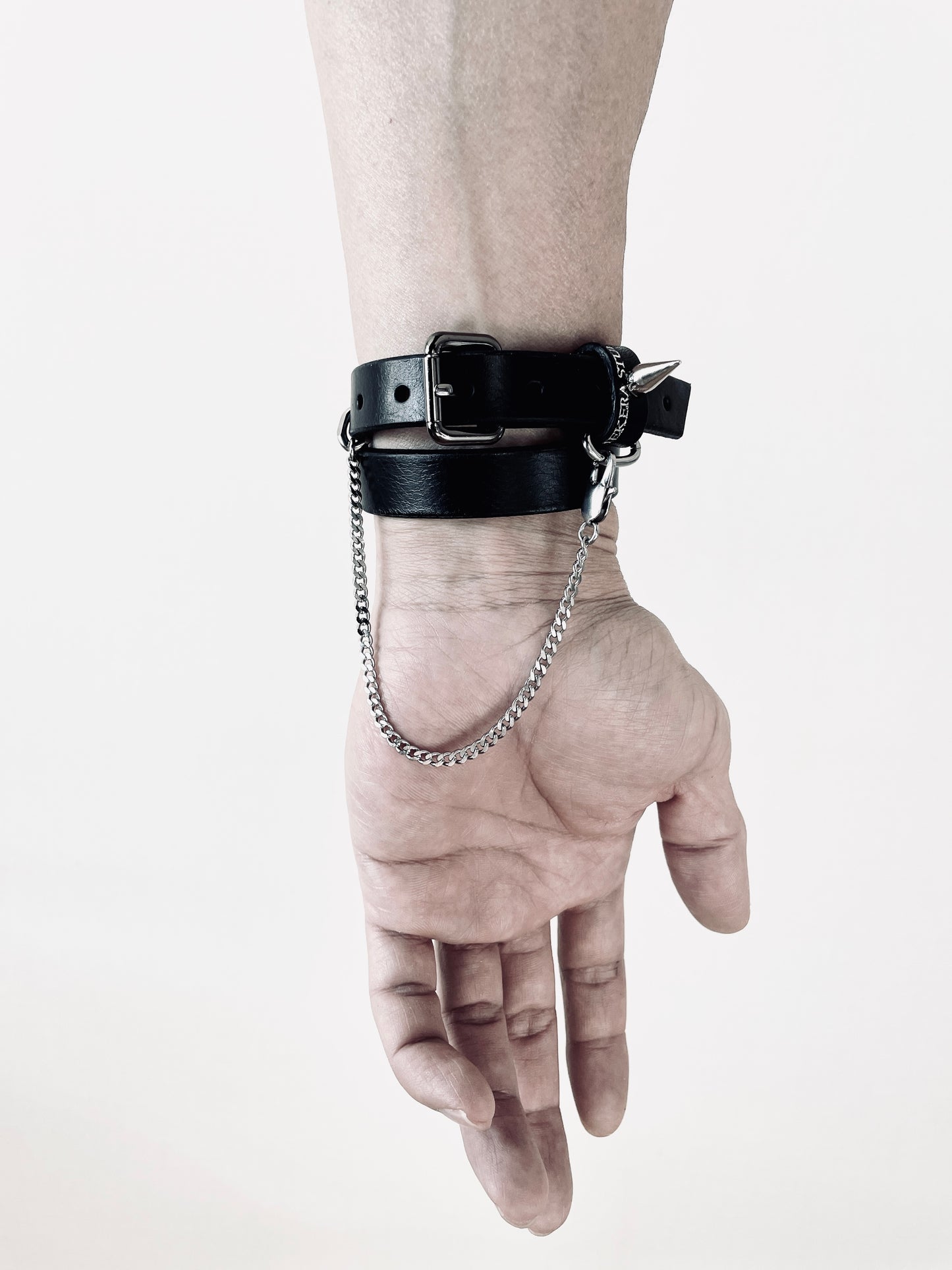 Handcrafted Italian Leather Choker M-4 Limited Edition Handcrafted - MEKERA STUDIOS