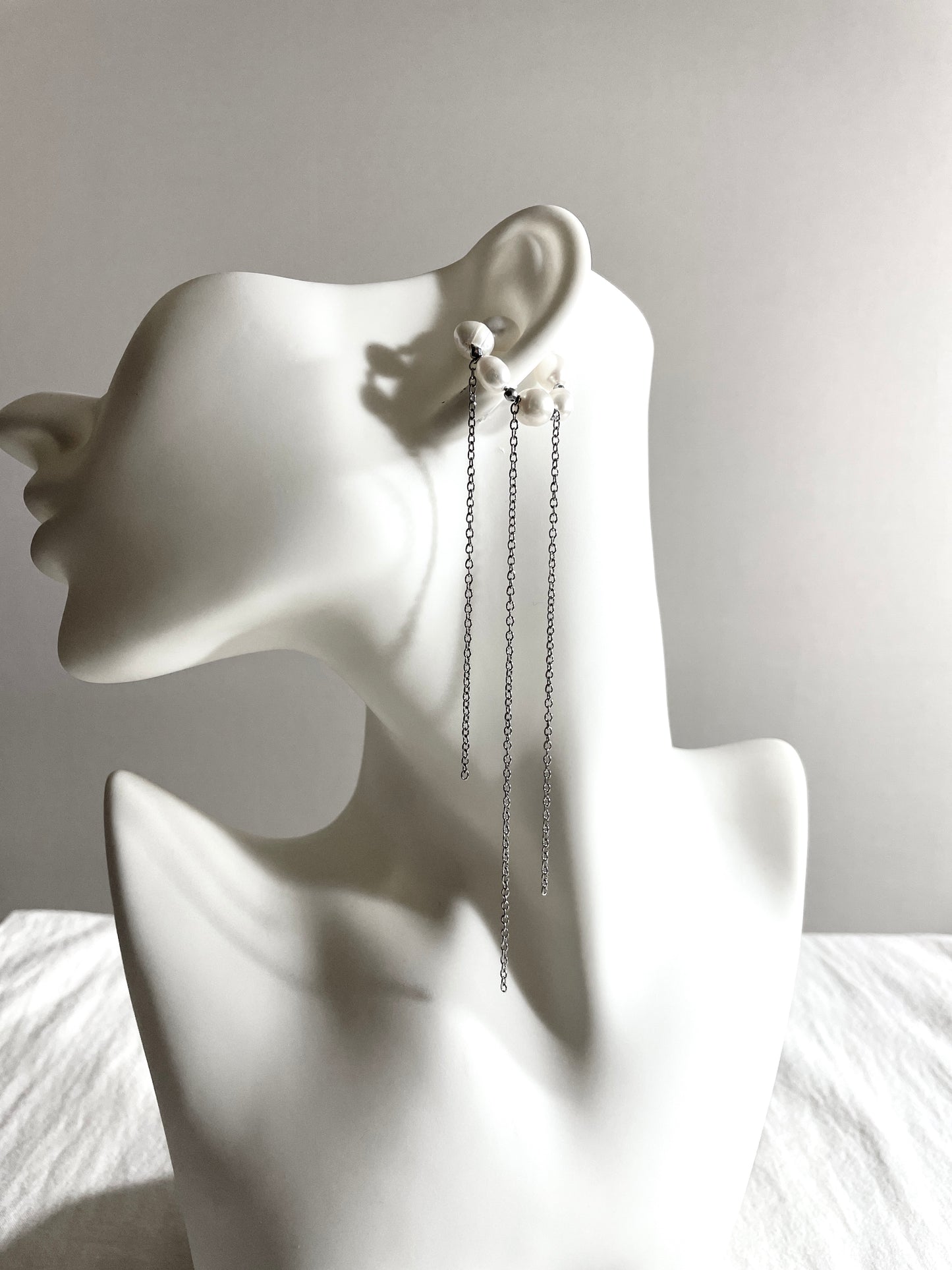 Pearl Ear Cuff F-21 Collection-[F] limited edition by artisans ー MEKERA STUDIOS