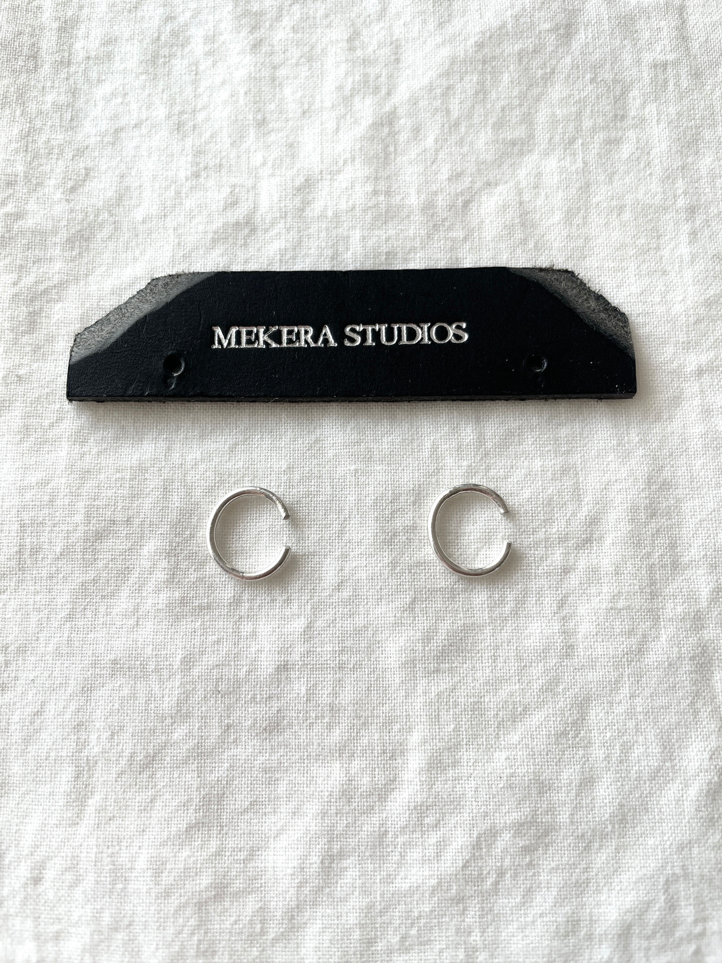 Handcrafted Sterling Silver Ear Cuff Piercing Earrings SV-1