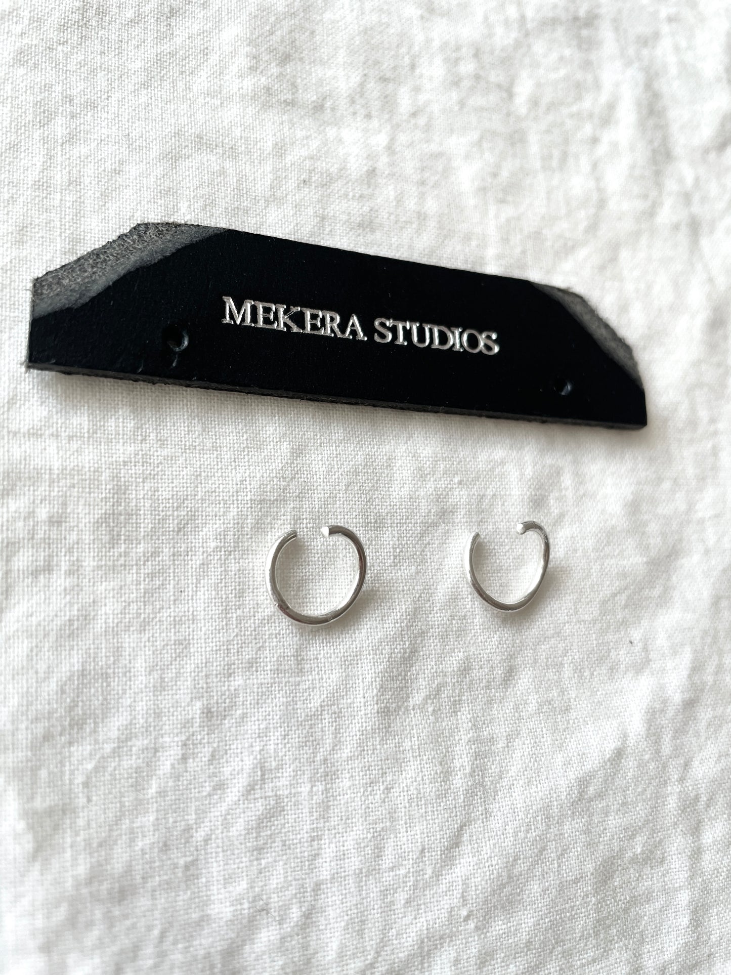 Handcrafted Sterling Silver Ear Cuff Piercing Earrings SV-1