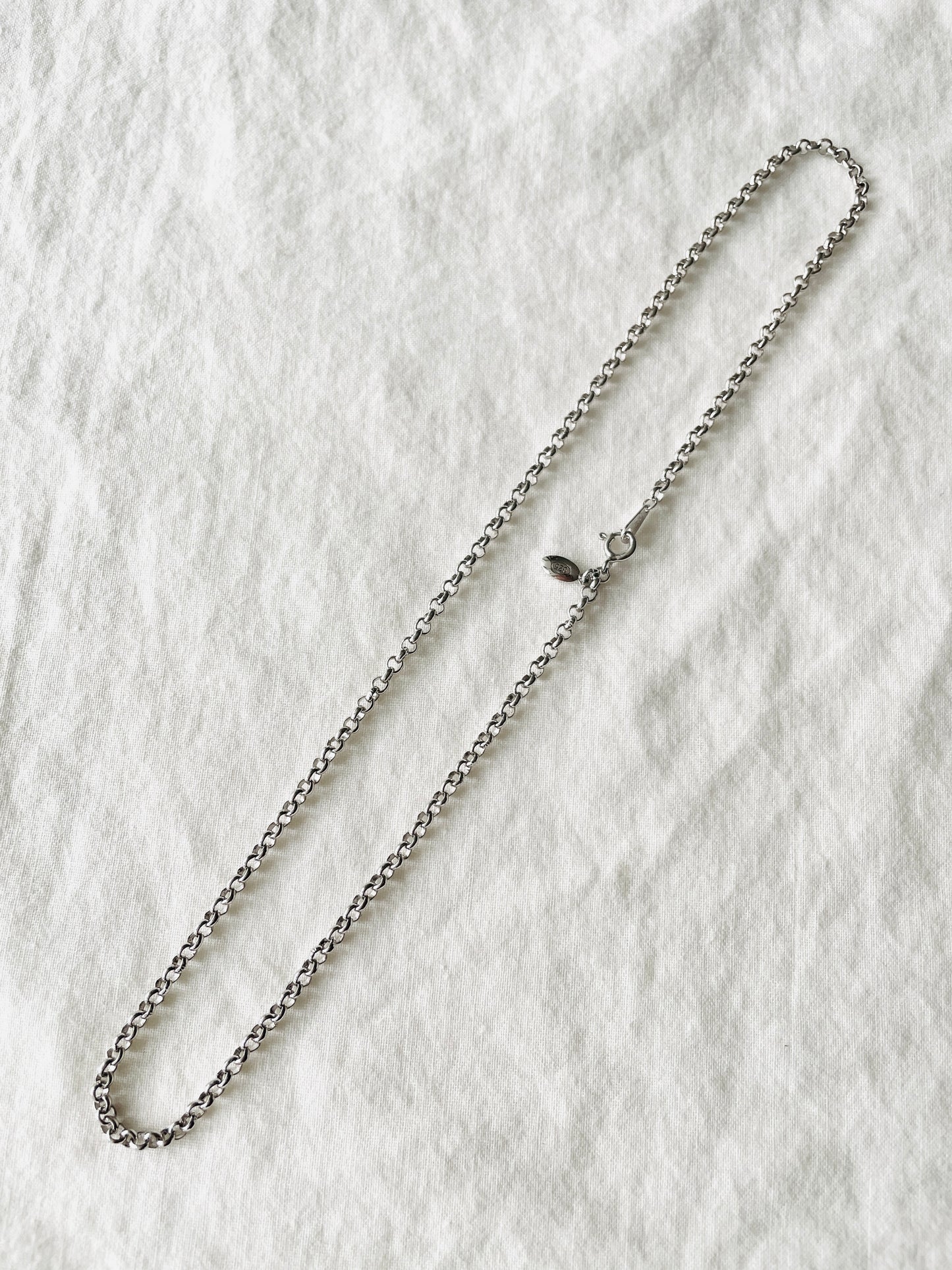 925 Sterling Silver Chain Necklace, Minimalist Everyday Layering Jewelry