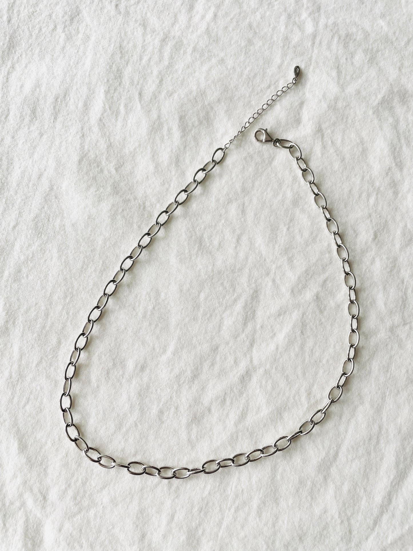 925 Sterling Silver Chain Necklace, Minimalist Everyday Layering Jewelry
