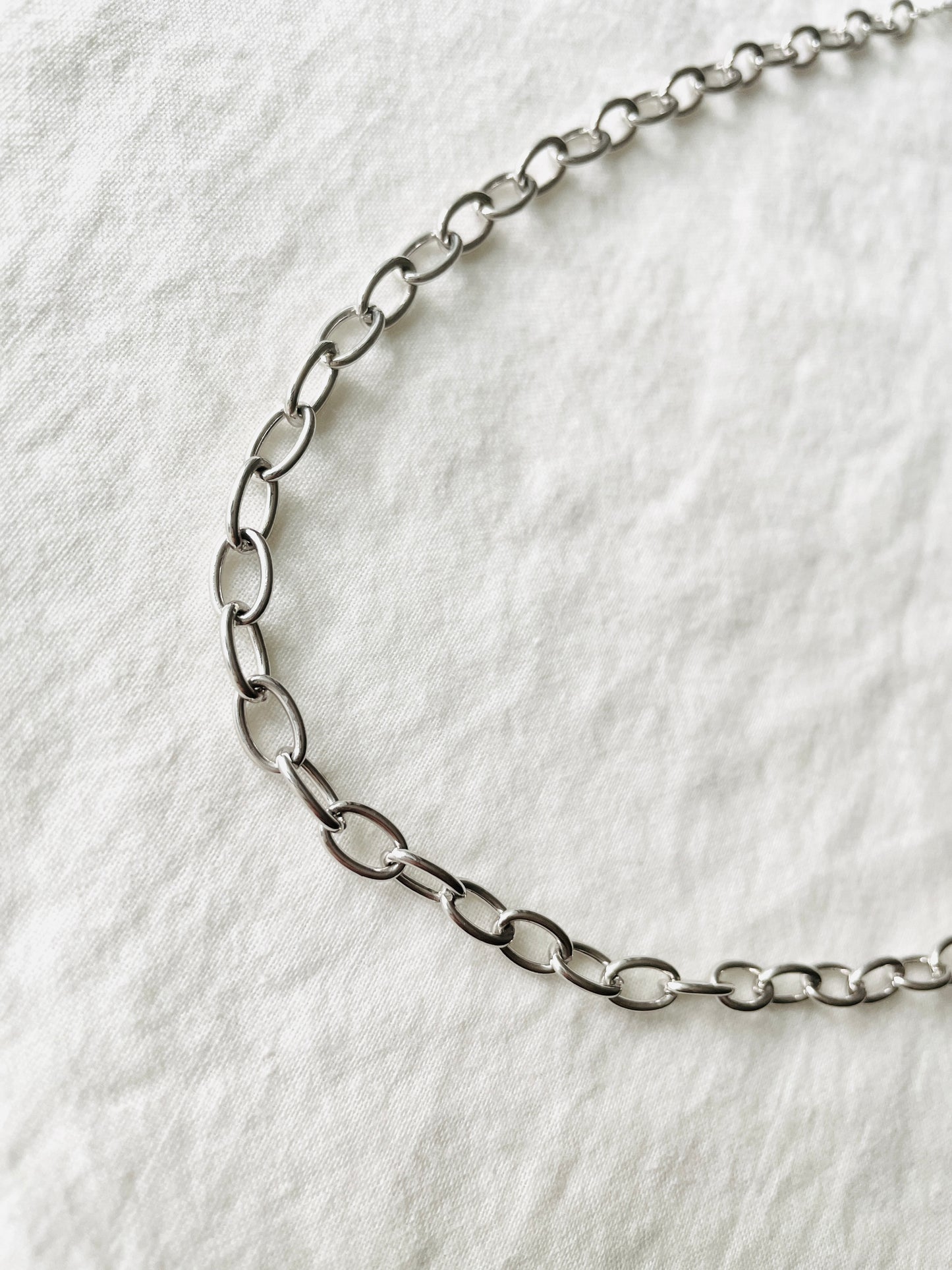 925 Sterling Silver Chain Necklace, Minimalist Everyday Layering Jewelry