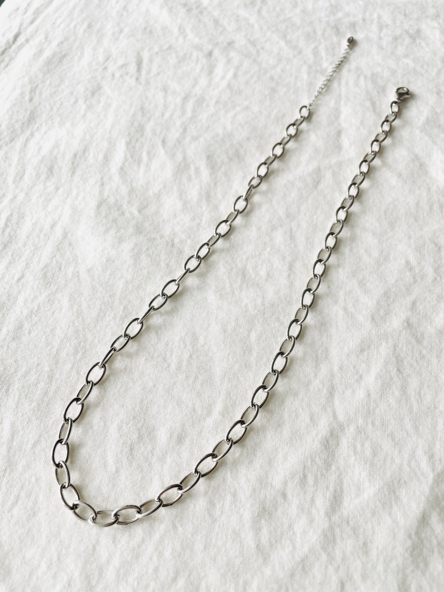925 Sterling Silver Chain Necklace, Minimalist Everyday Layering Jewelry