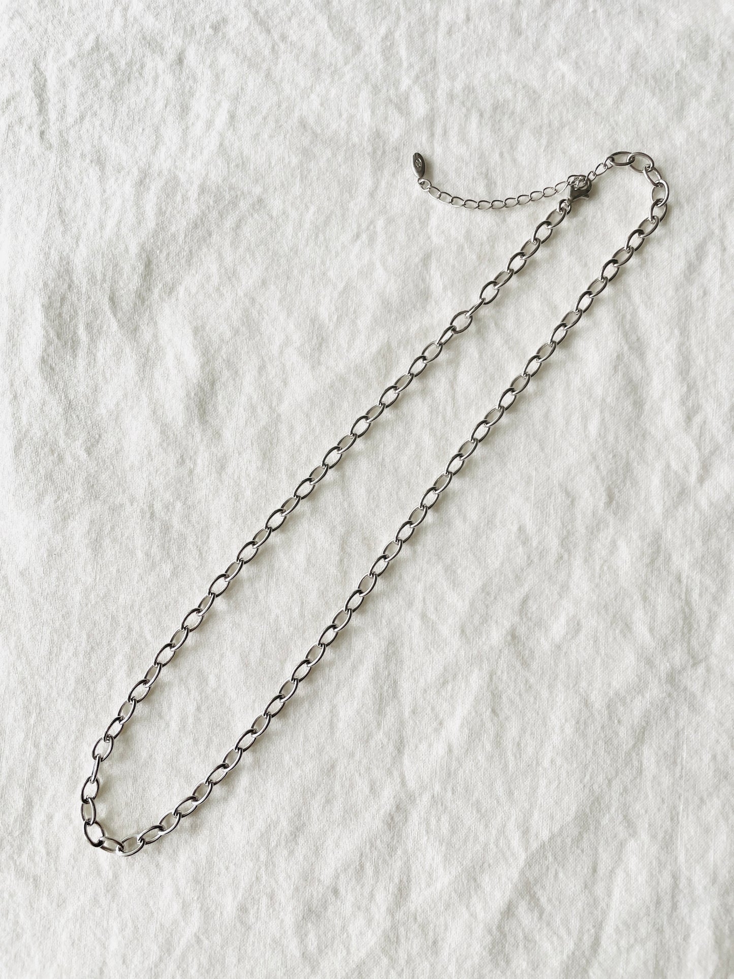 925 Sterling Silver Chain Necklace, Minimalist Everyday Layering Jewelry