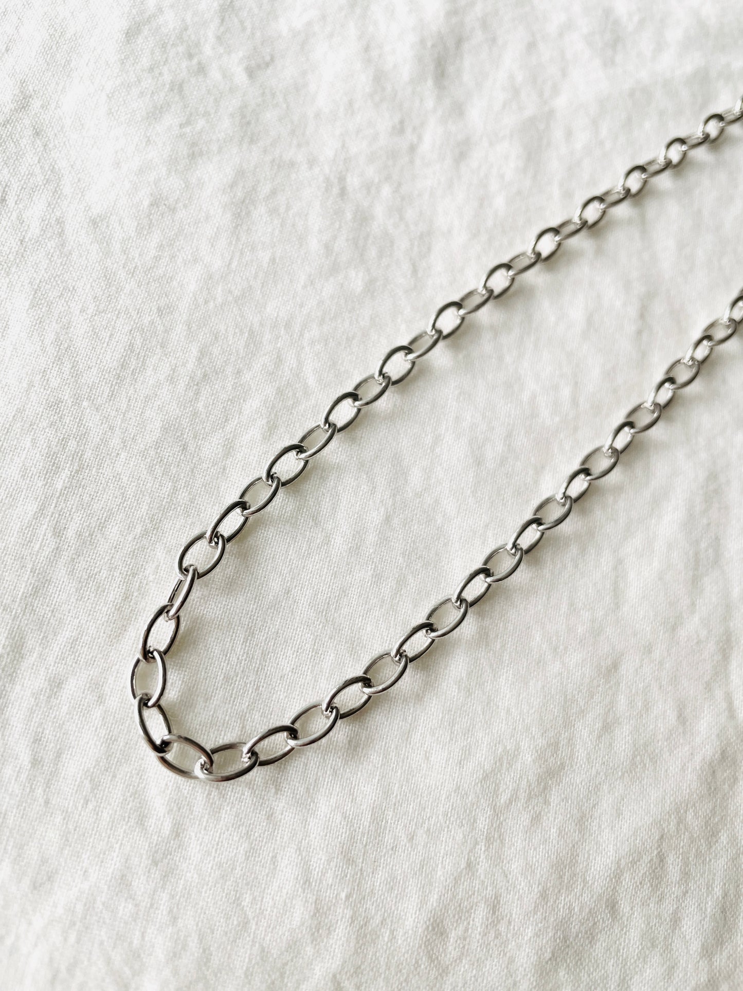925 Sterling Silver Chain Necklace, Minimalist Everyday Layering Jewelry
