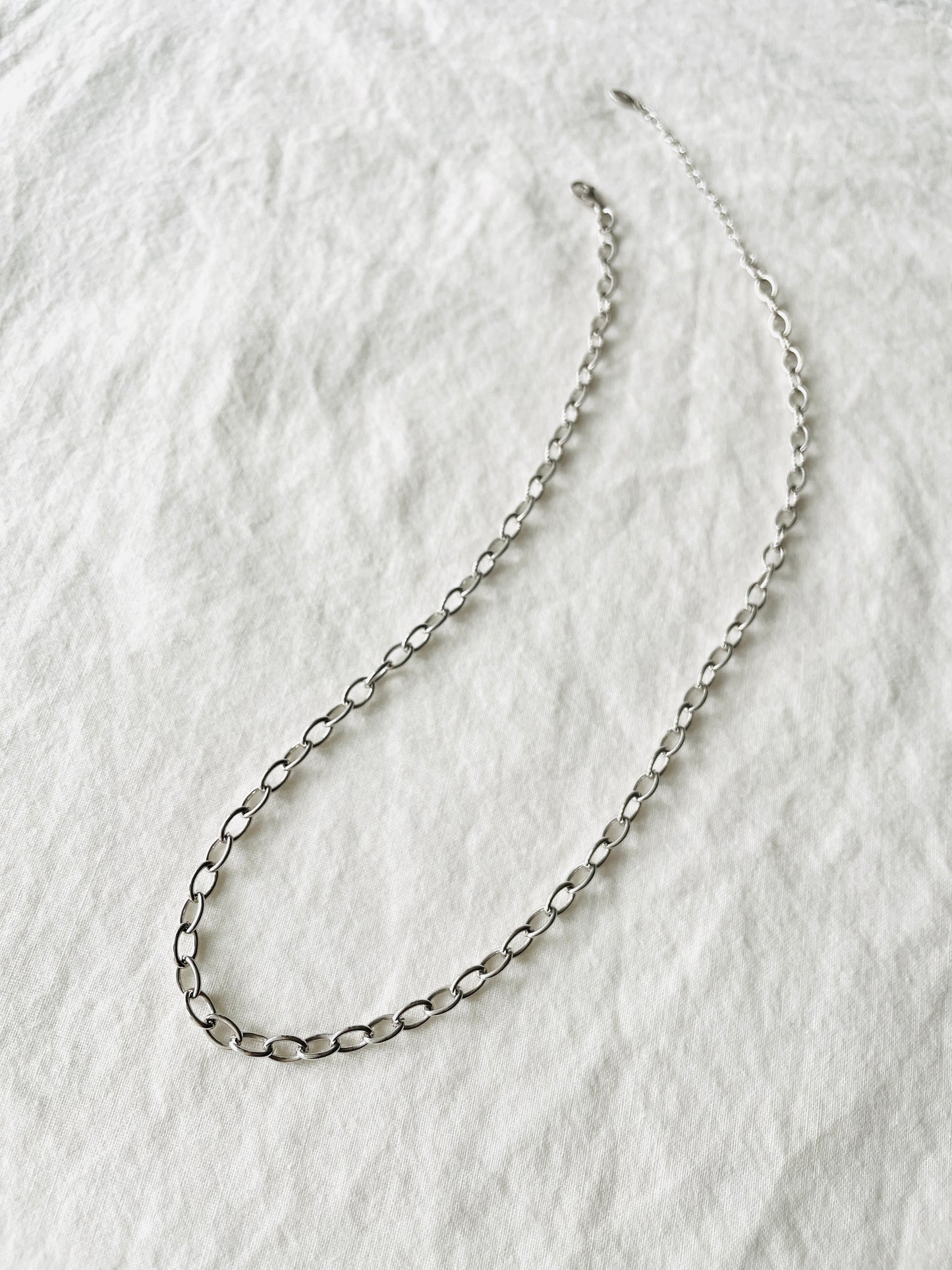 925 Sterling Silver Chain Necklace, Minimalist Everyday Layering Jewelry