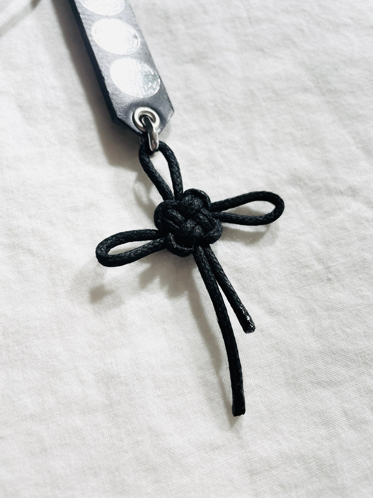 Korean Punk Keychain Daenggi-1, Handcrafted Norigae knot Pants chain, limited edition by artisans ー MEKERA STUDIOS