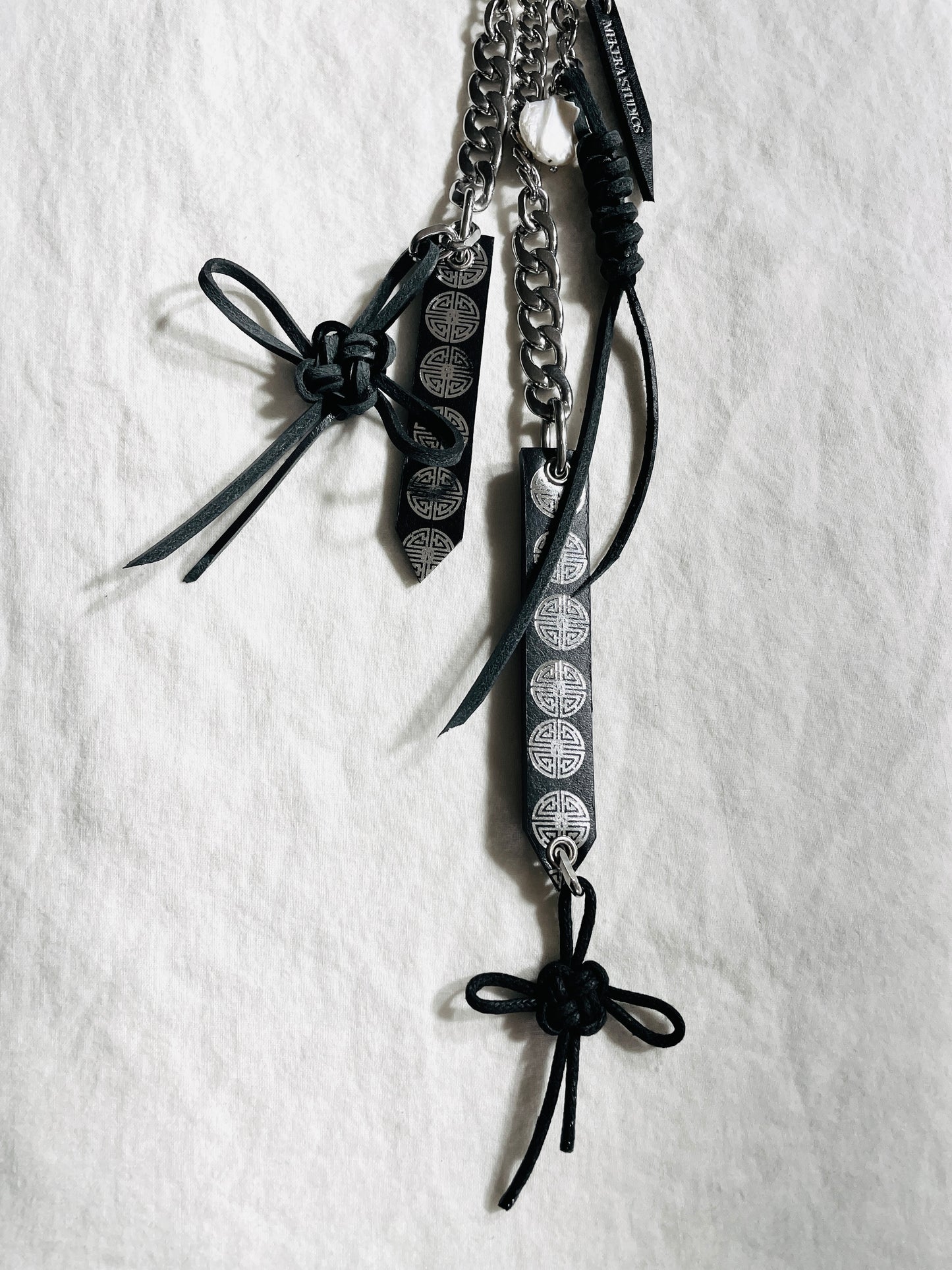 Korean Punk Keychain Daenggi-1, Handcrafted Norigae knot Pants chain, limited edition by artisans ー MEKERA STUDIOS