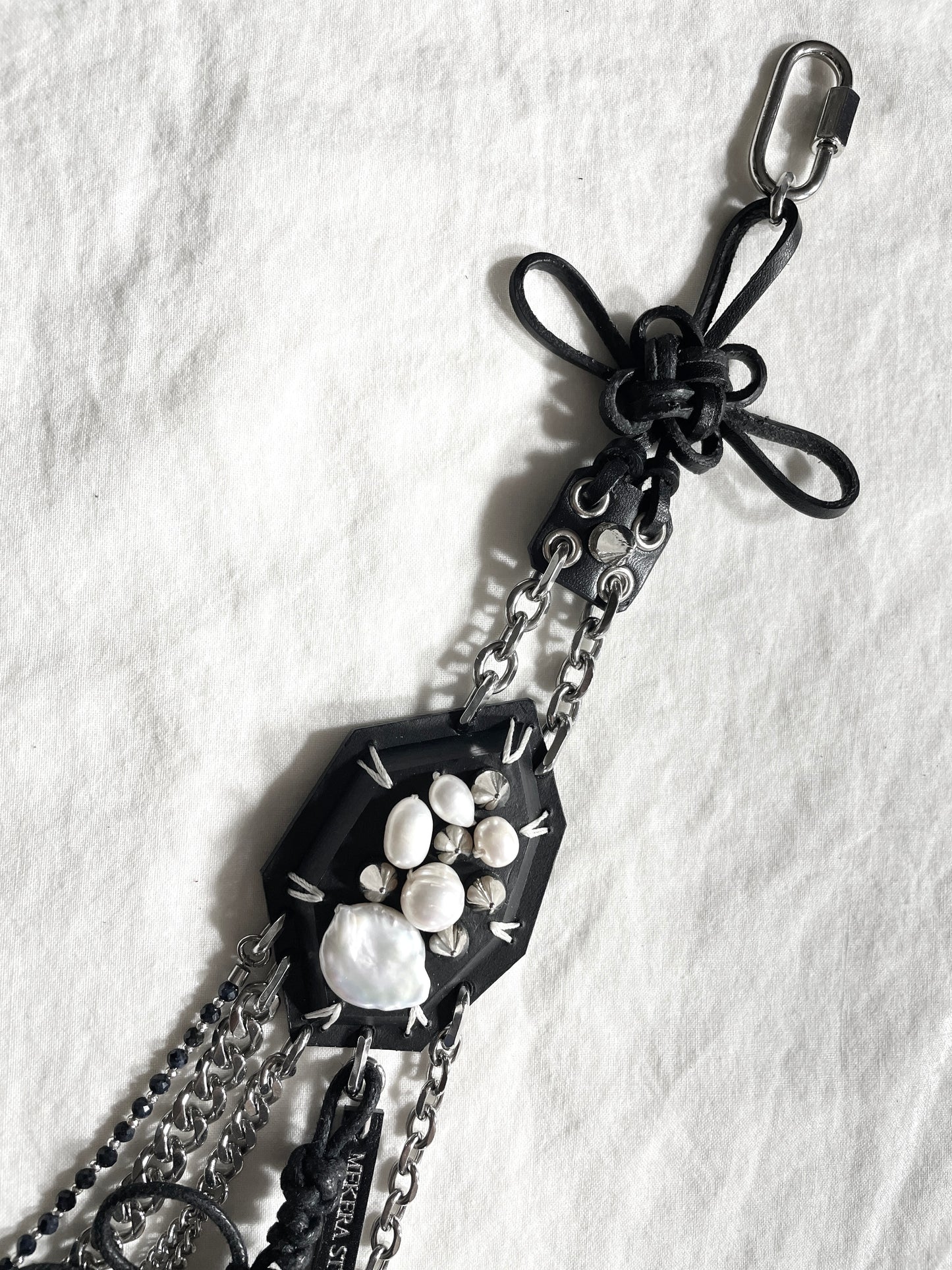 Korean Punk NORIGAE Keychain, Handcrafted Leather knot, limited edition by artisans