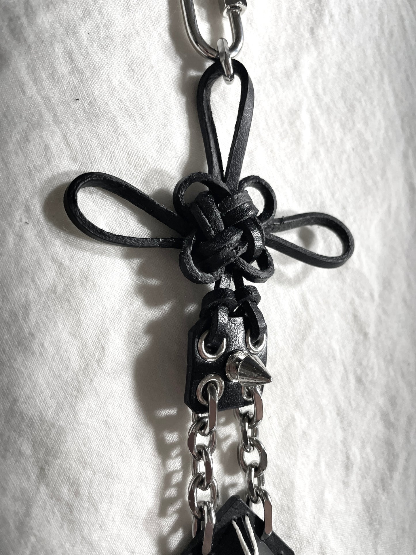 Korean Punk NORIGAE Keychain, Handcrafted Leather knot, limited edition by artisans