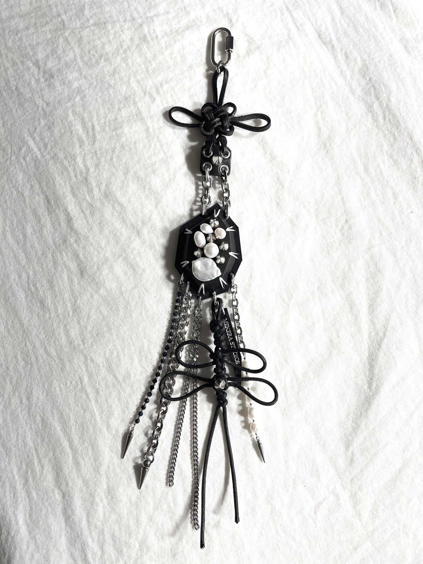 Korean Punk NORIGAE Keychain, Handcrafted Leather knot, limited edition by artisans