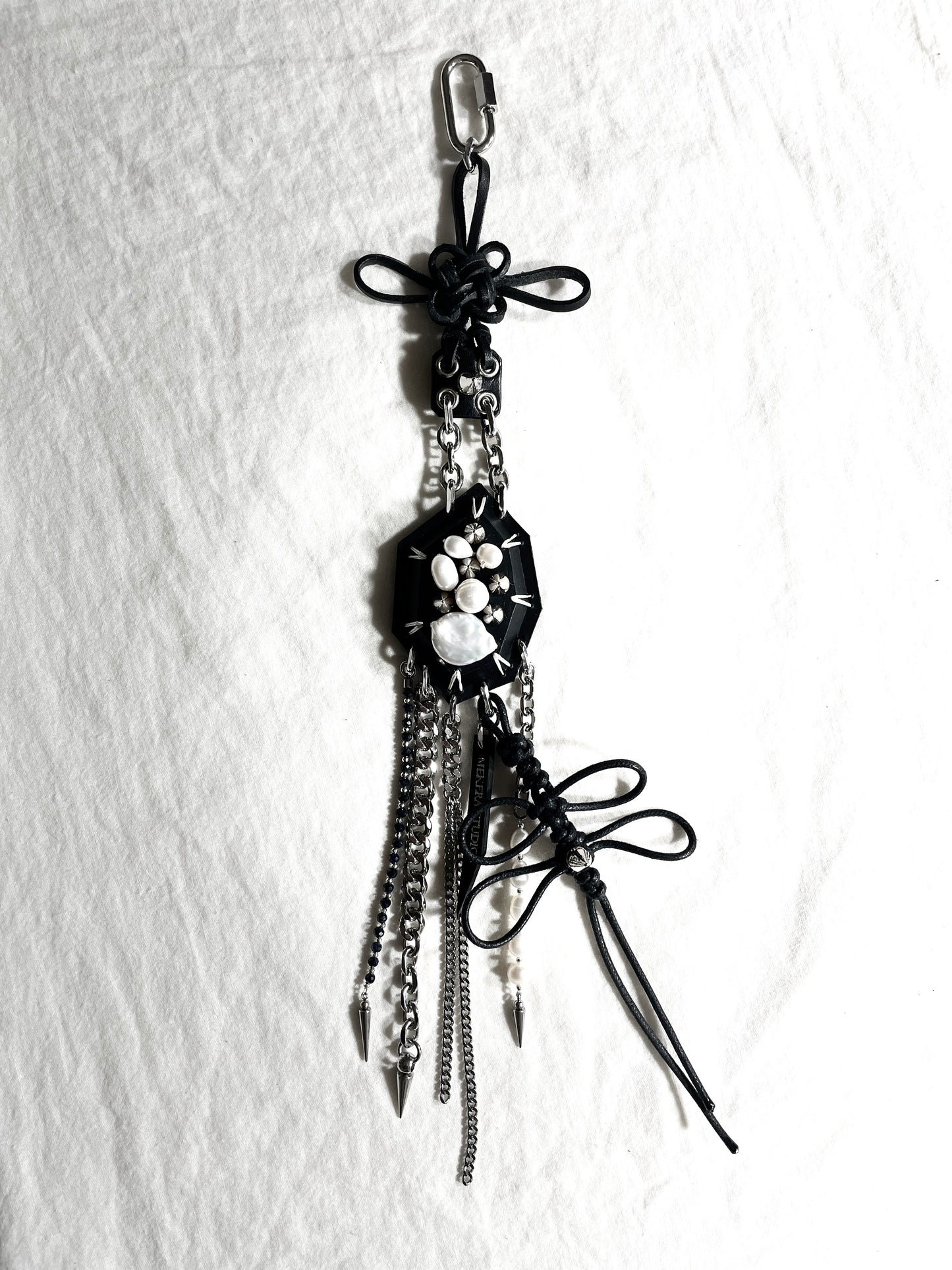 Korean Punk NORIGAE Keychain, Handcrafted Leather knot, limited edition by artisans