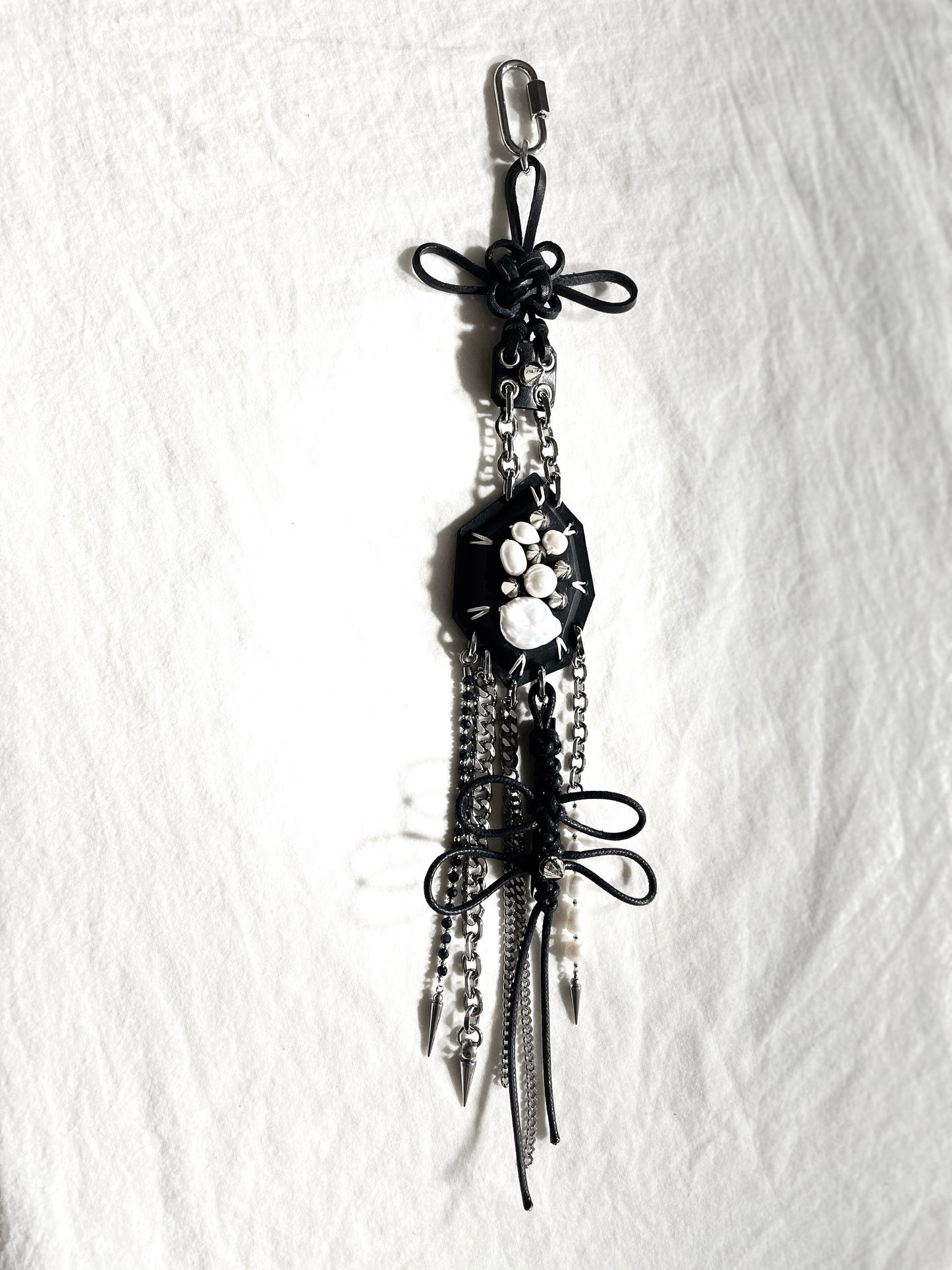 Korean Punk NORIGAE Keychain, Handcrafted Leather knot, limited edition by artisans