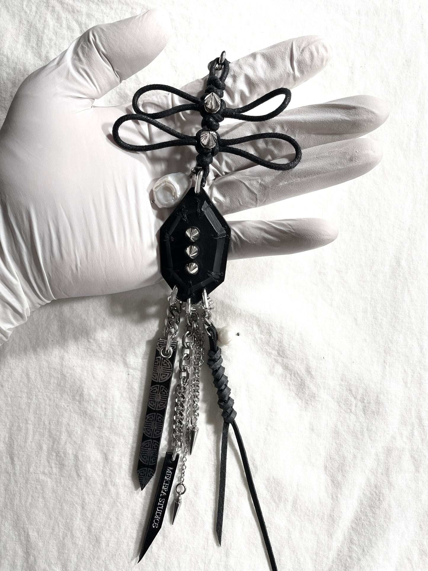 Korean Punk NORIGAE-2 Keychain, Handcrafted Leather knot, limited edition by artisans