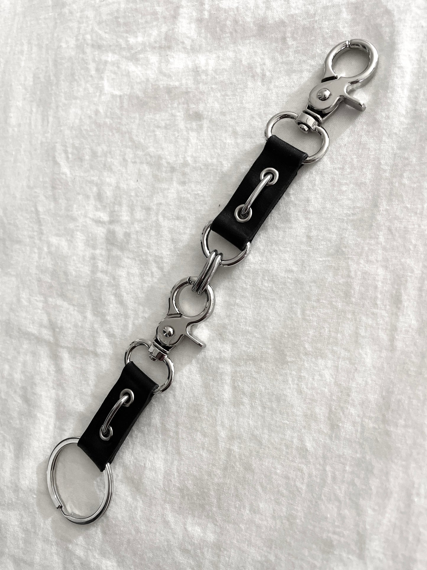 Handcrafted Leather Keychain C-4 limited edition by artisans ー MEKERA STUDIOS