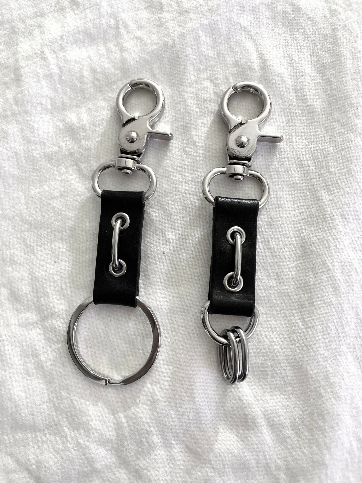 Handcrafted Leather Keychain C-4 limited edition by artisans ー MEKERA STUDIOS
