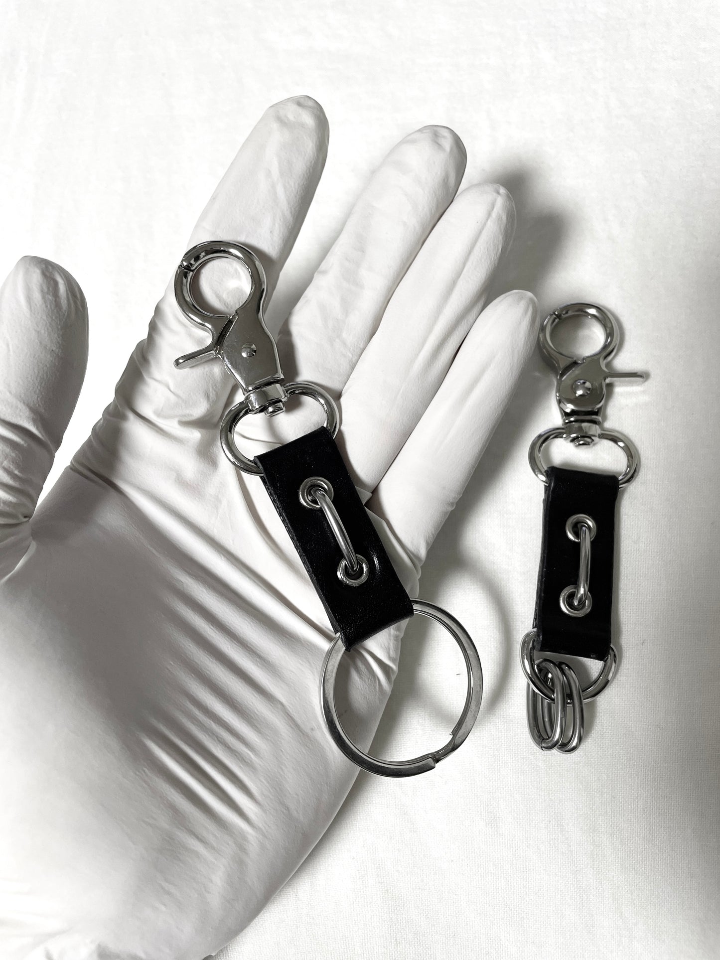 Handcrafted Leather Keychain C-4 limited edition by artisans ー MEKERA STUDIOS