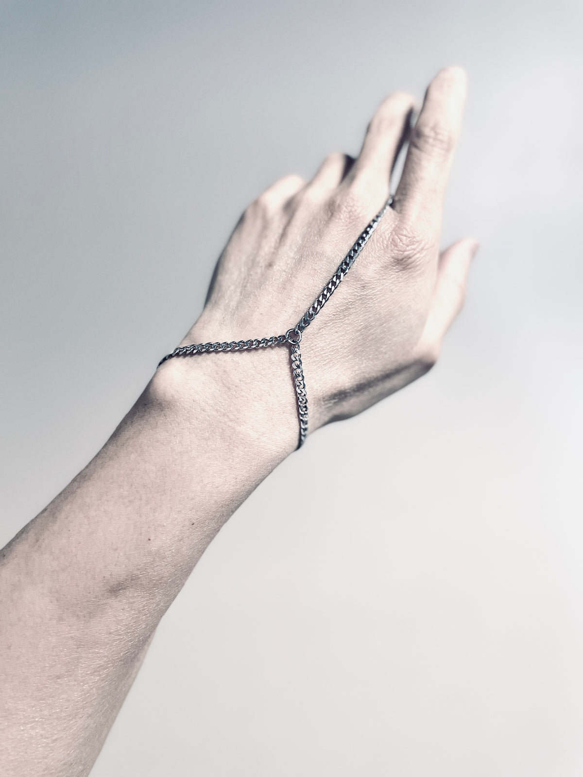 Y Bracelet Layered Stainless steel Hand Chain -  BS4