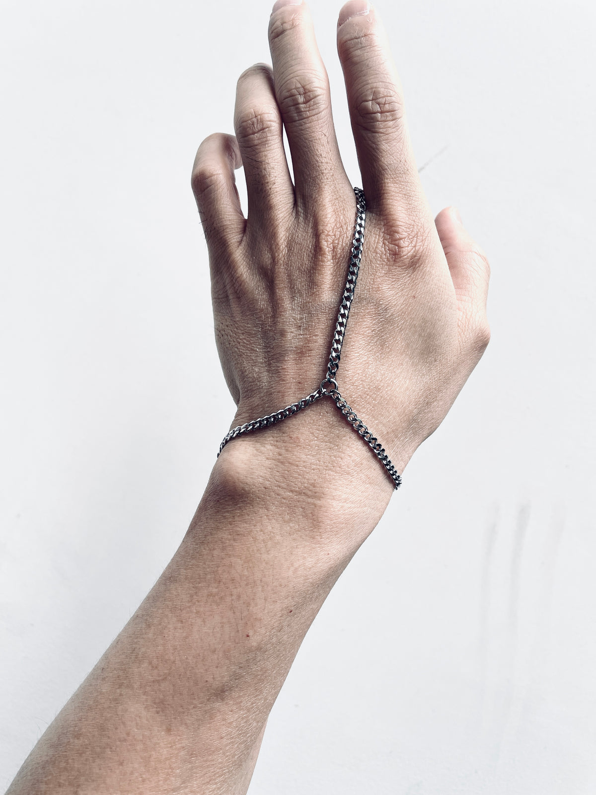 Y Bracelet Layered Stainless steel Hand Chain -  BS4