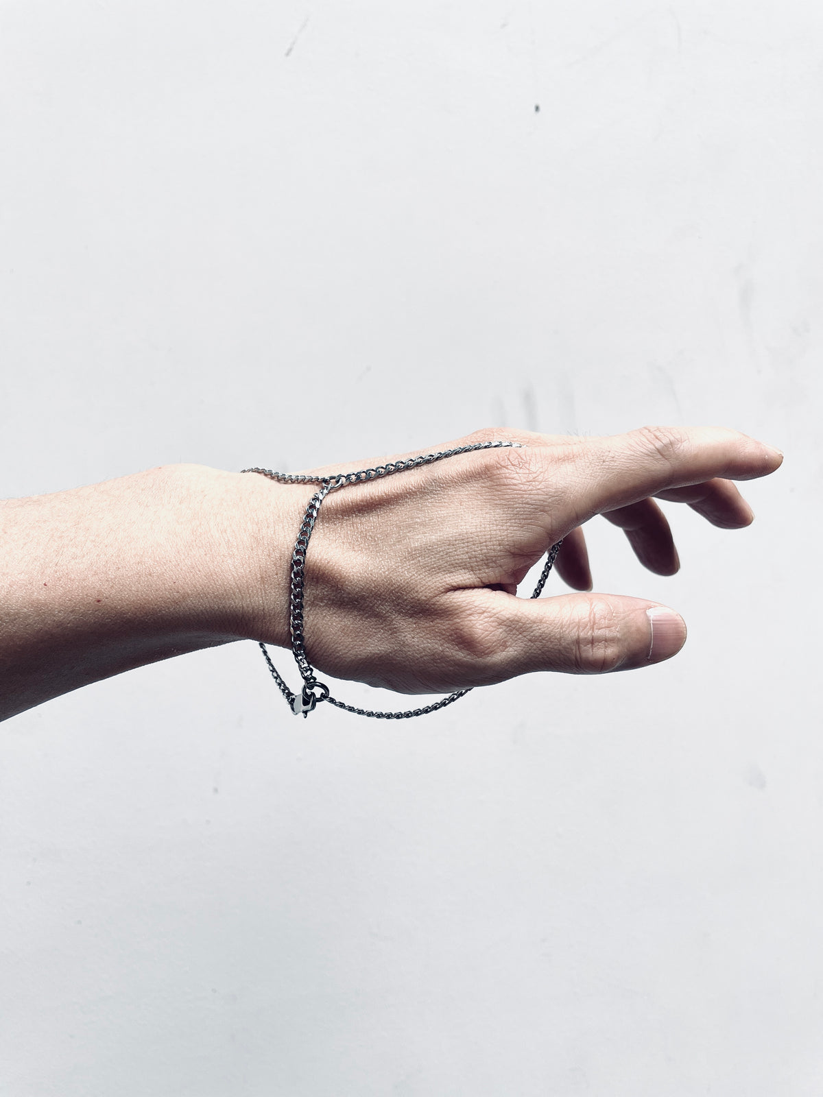 Y Bracelet Layered Stainless steel Hand Chain -  BS4