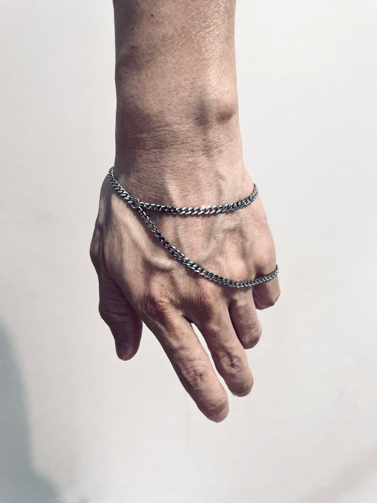 Y Bracelet Layered Stainless steel Hand Chain -  BS4