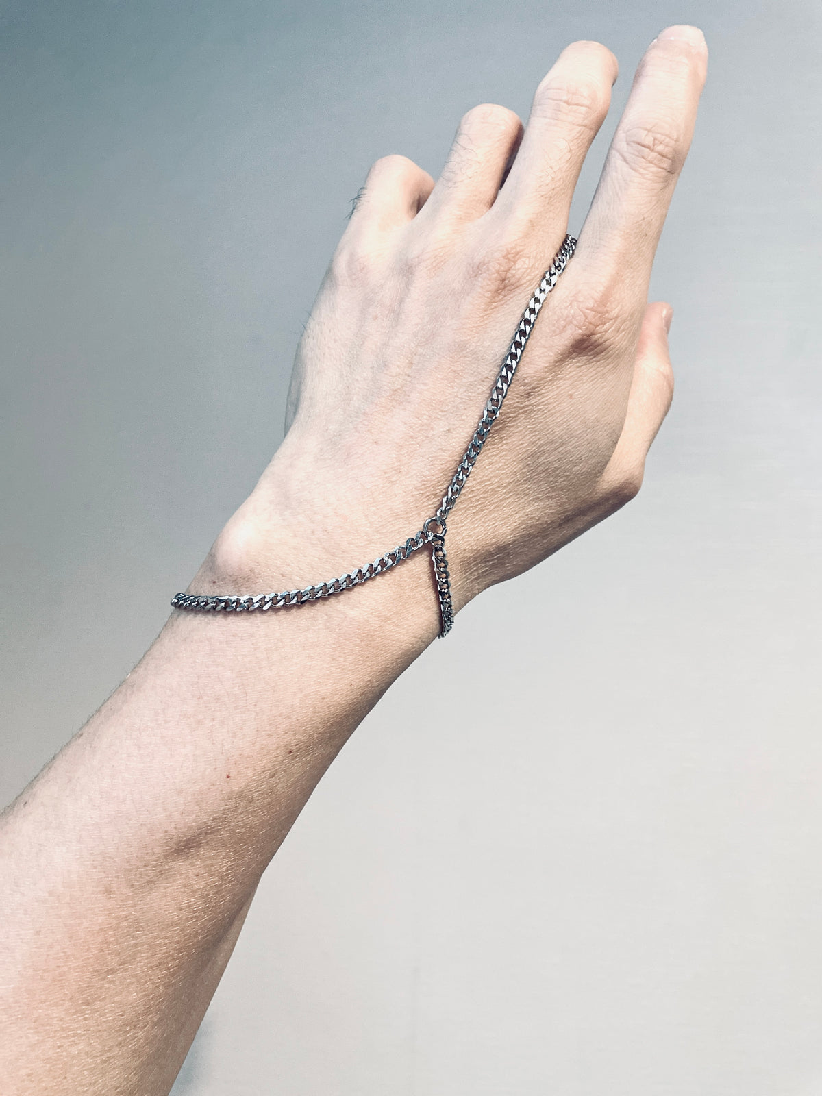 Y Bracelet Layered Stainless steel Hand Chain -  BS4
