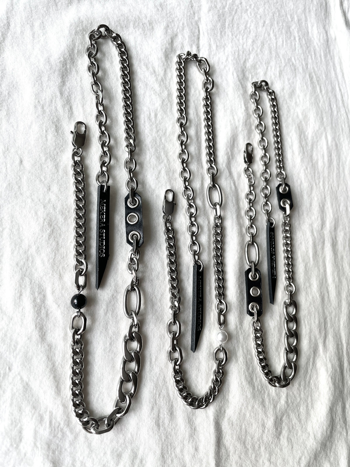 Handcrafted Punk Necklace C-9 limited edition by artisans ー MEKERA STUDIOS
