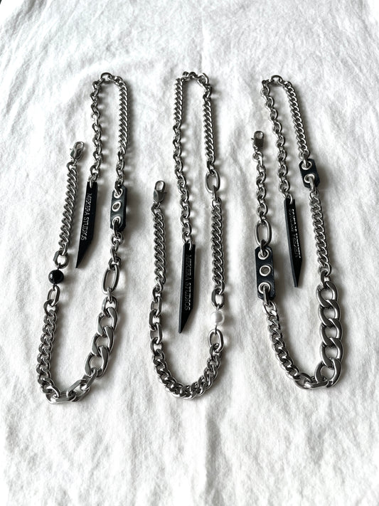 Handcrafted Punk Necklace C-9 limited edition by artisans ー MEKERA STUDIOS