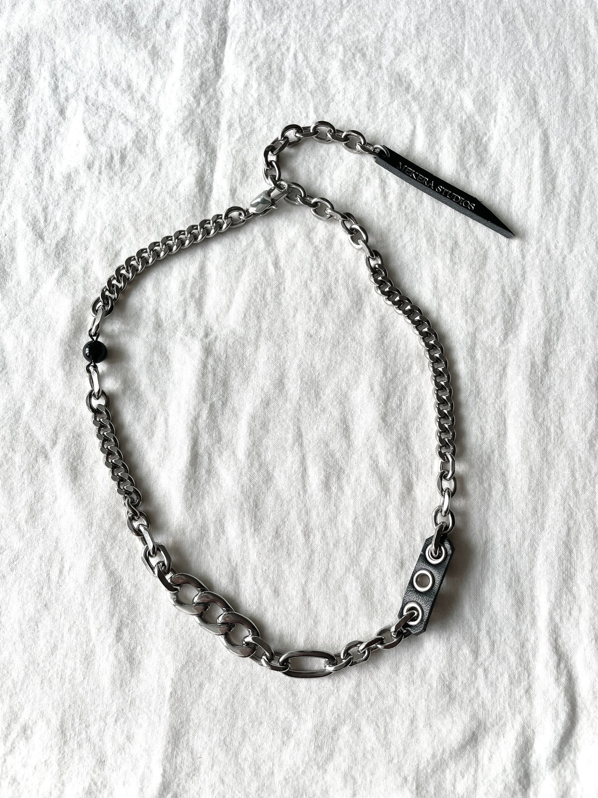 Handcrafted Punk Necklace C-9 limited edition by artisans ー MEKERA STUDIOS
