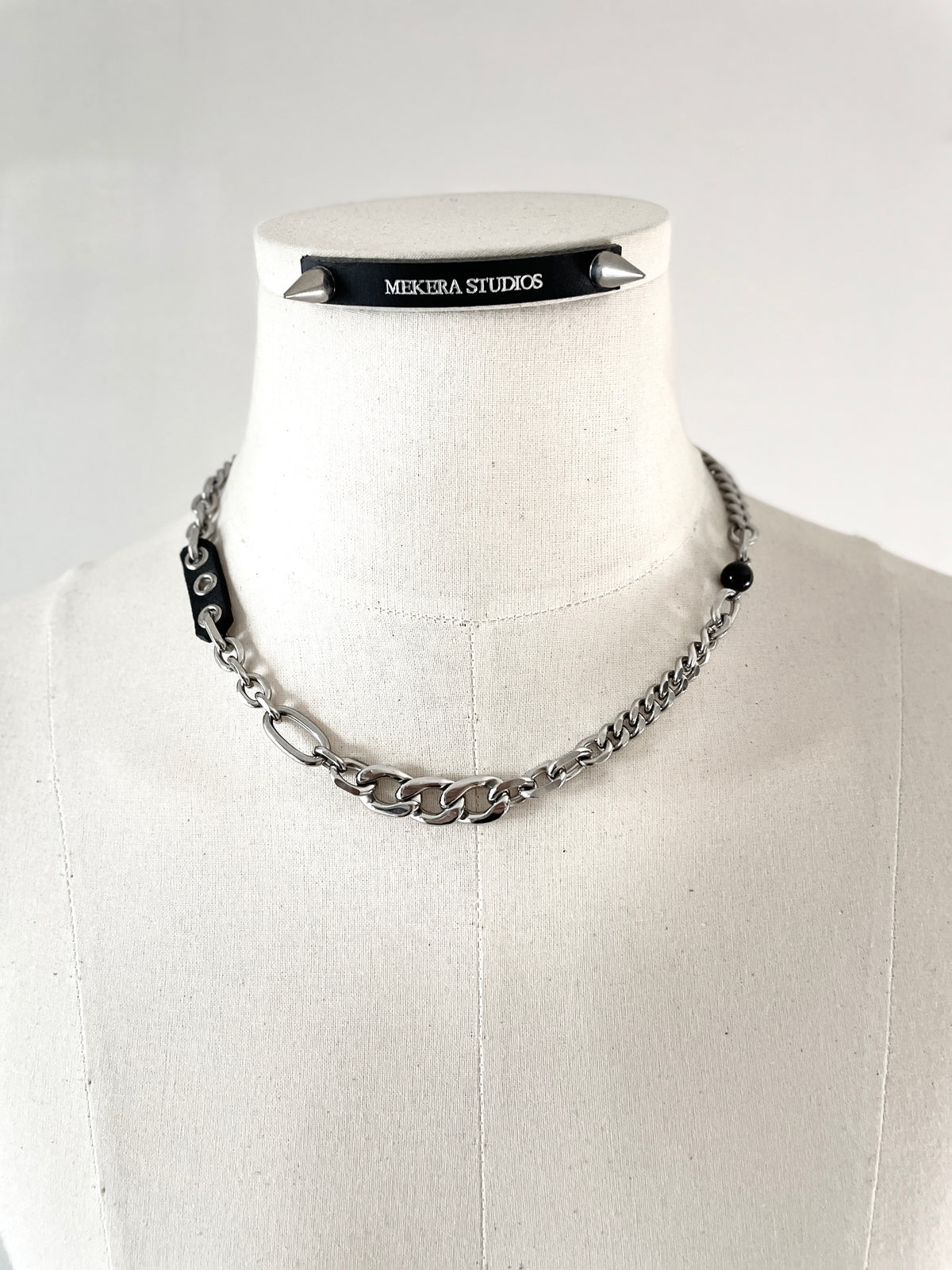 Handcrafted Punk Necklace C-9 limited edition by artisans ー MEKERA STUDIOS
