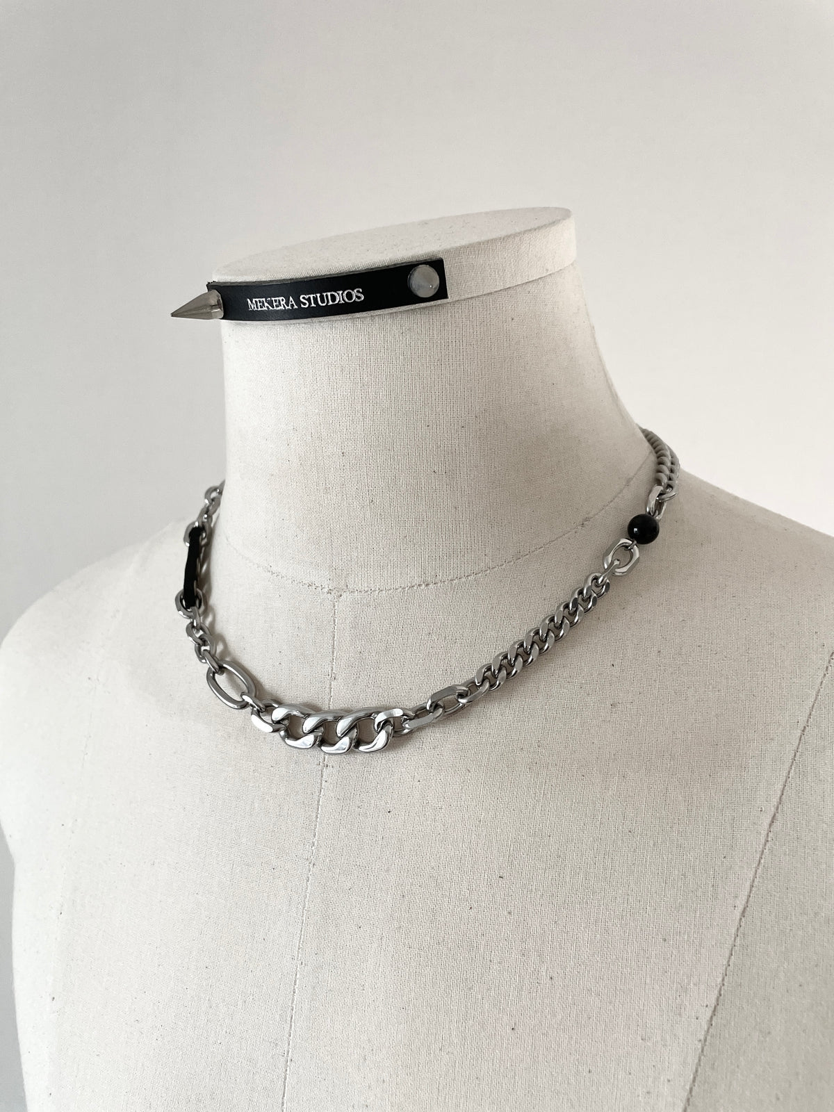 Handcrafted Punk Necklace C-9 limited edition by artisans ー MEKERA STUDIOS