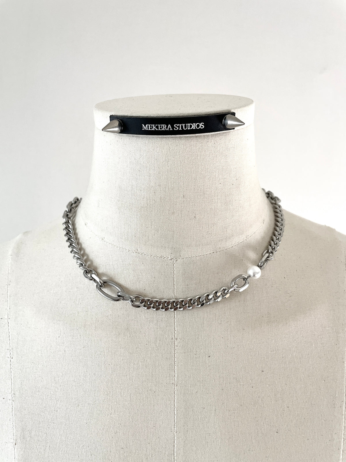 Handcrafted Punk Necklace C-9 limited edition by artisans ー MEKERA STUDIOS