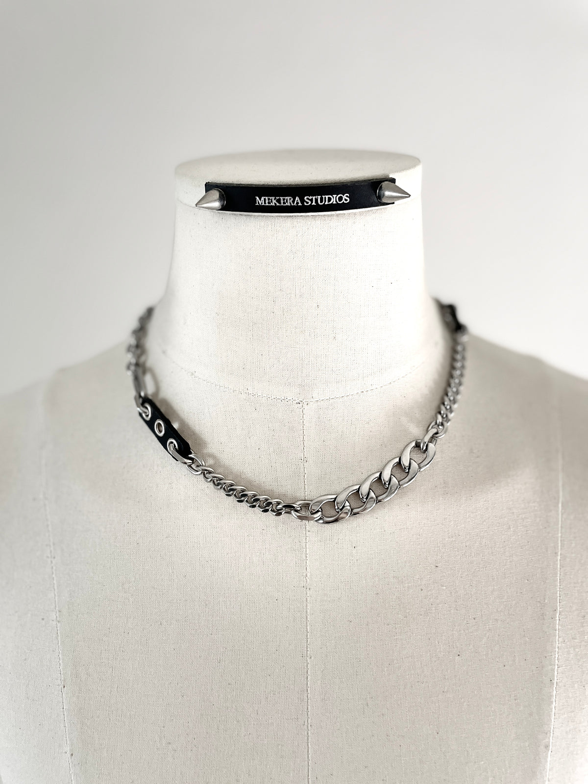 Handcrafted Punk Necklace C-9 limited edition by artisans ー MEKERA STUDIOS