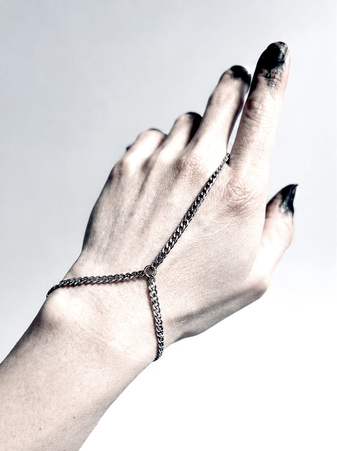Y Bracelet Layered Stainless steel Hand Chain -  BS4