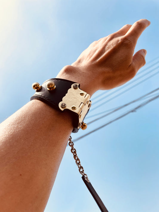 The K-5 Leather Bracelet Chain - MEKERA STUDIOS