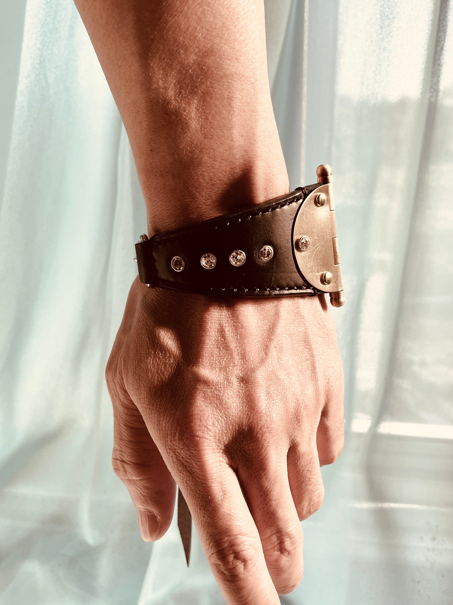 The K-6 Leather Bracelet Chain - MEKERA STUDIOS