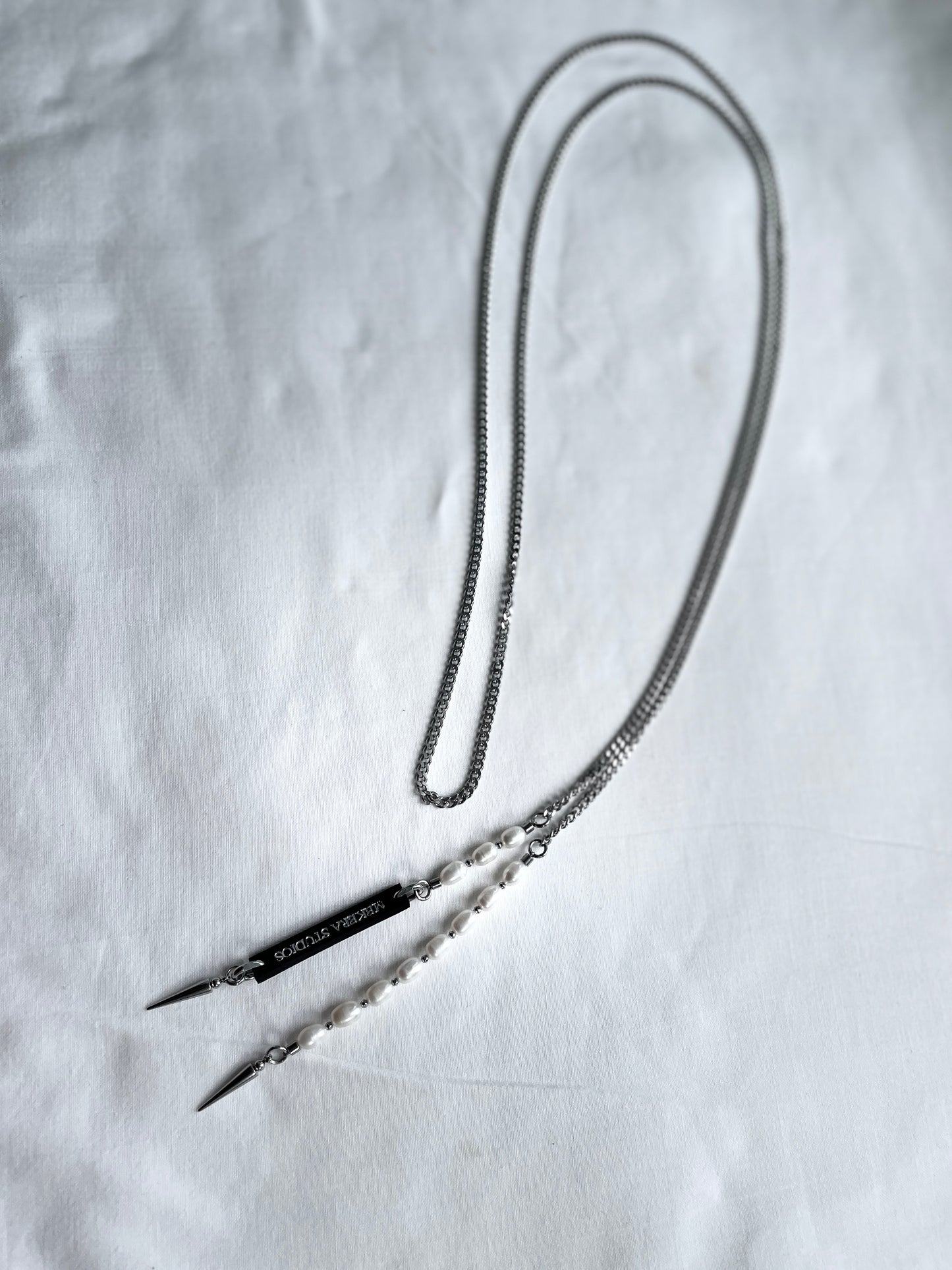Collection { J } True Pearl Necklace J-1 - MEKERA STUDIOS