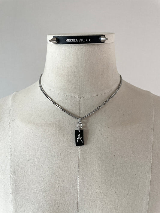 Initial S-5 수•繡•SU collection - Embroider Handcrafted Personal Name Pendants - MEKERA STUDIOS