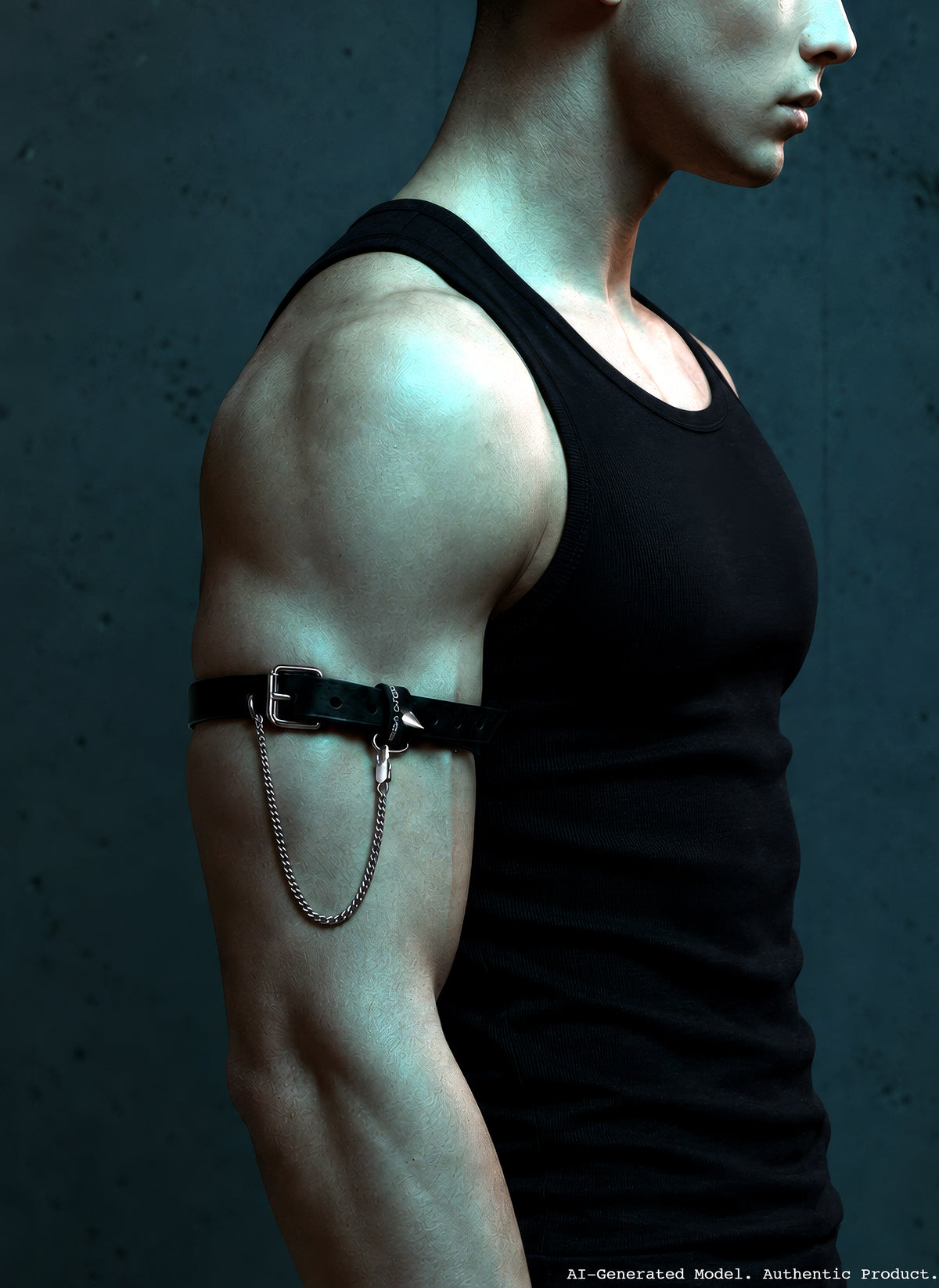Handcrafted Italian Leather Choker M-4 Limited Edition Handcrafted - MEKERA STUDIOS