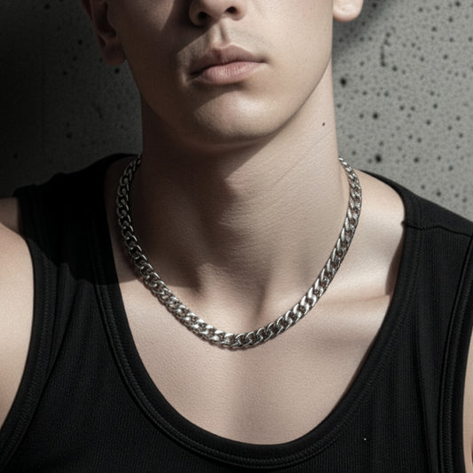 Cuban Link Chain Necklace Stainless steel RTB-N4 - MEKERA STUDIOS