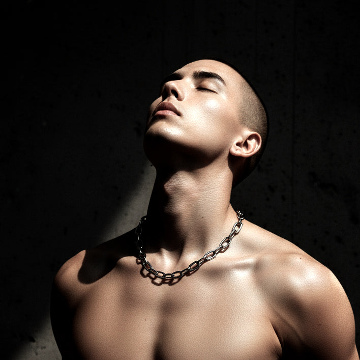 Chunky Link Chain Necklace Stainless steel RTB-N6 - MEKERA STUDIOS