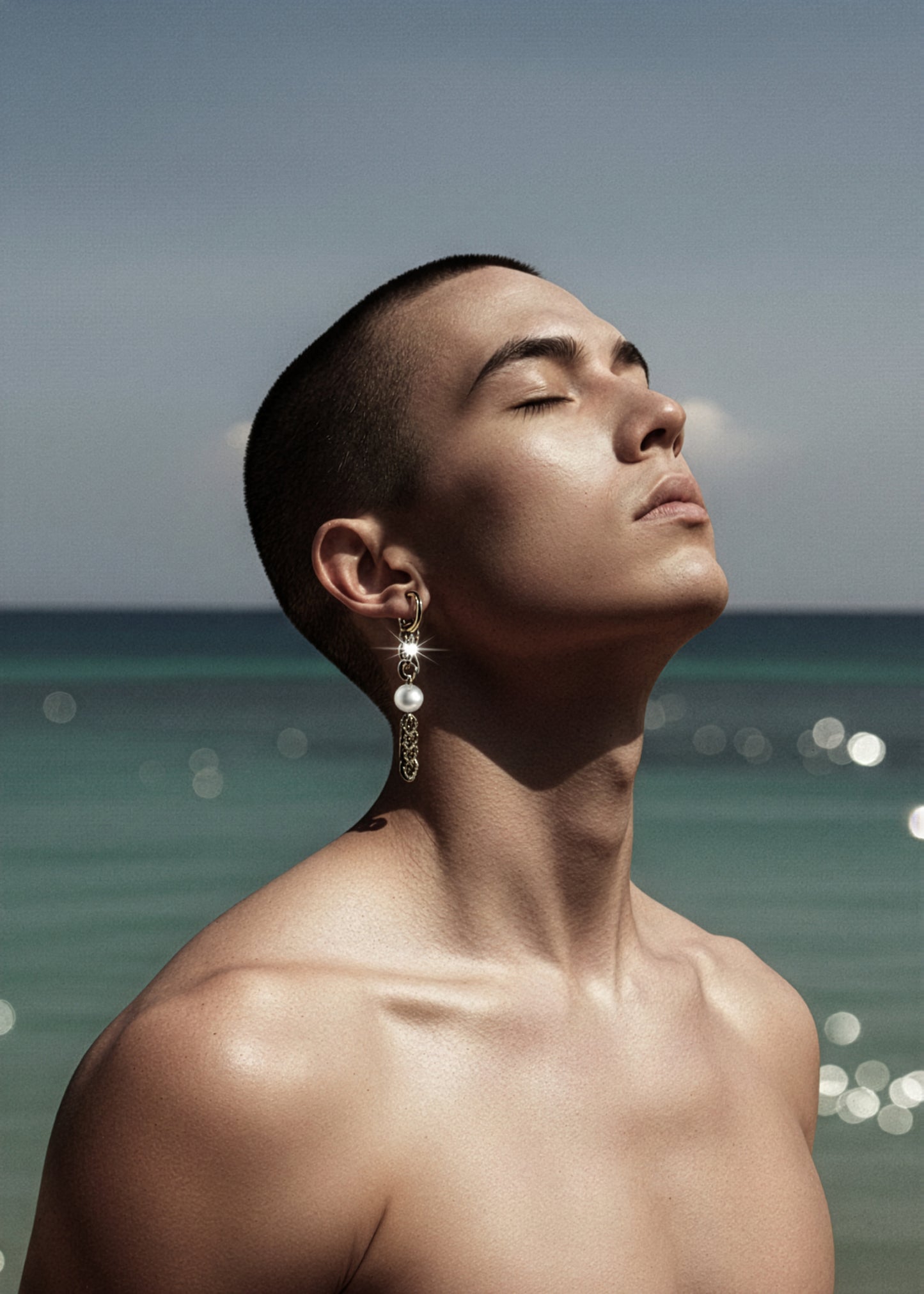 Pearl Gold Earrings J-10 Collection { J } Baroque Pearl - MEKERA STUDIOS